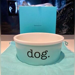 TIFFANY & CO. PAPER DOG BOWL
